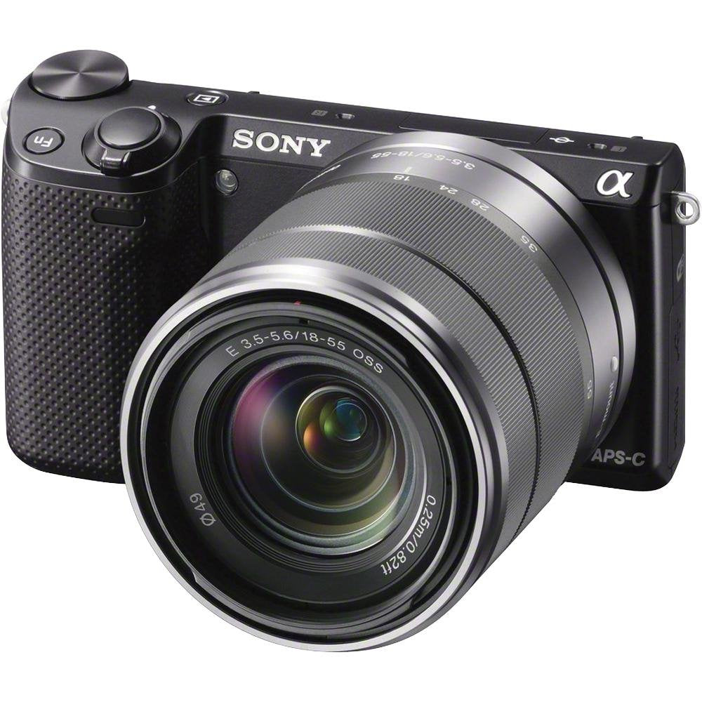 Sony NEX-5RK/B Cámara digital sin espejo de 16.1 MP con lent