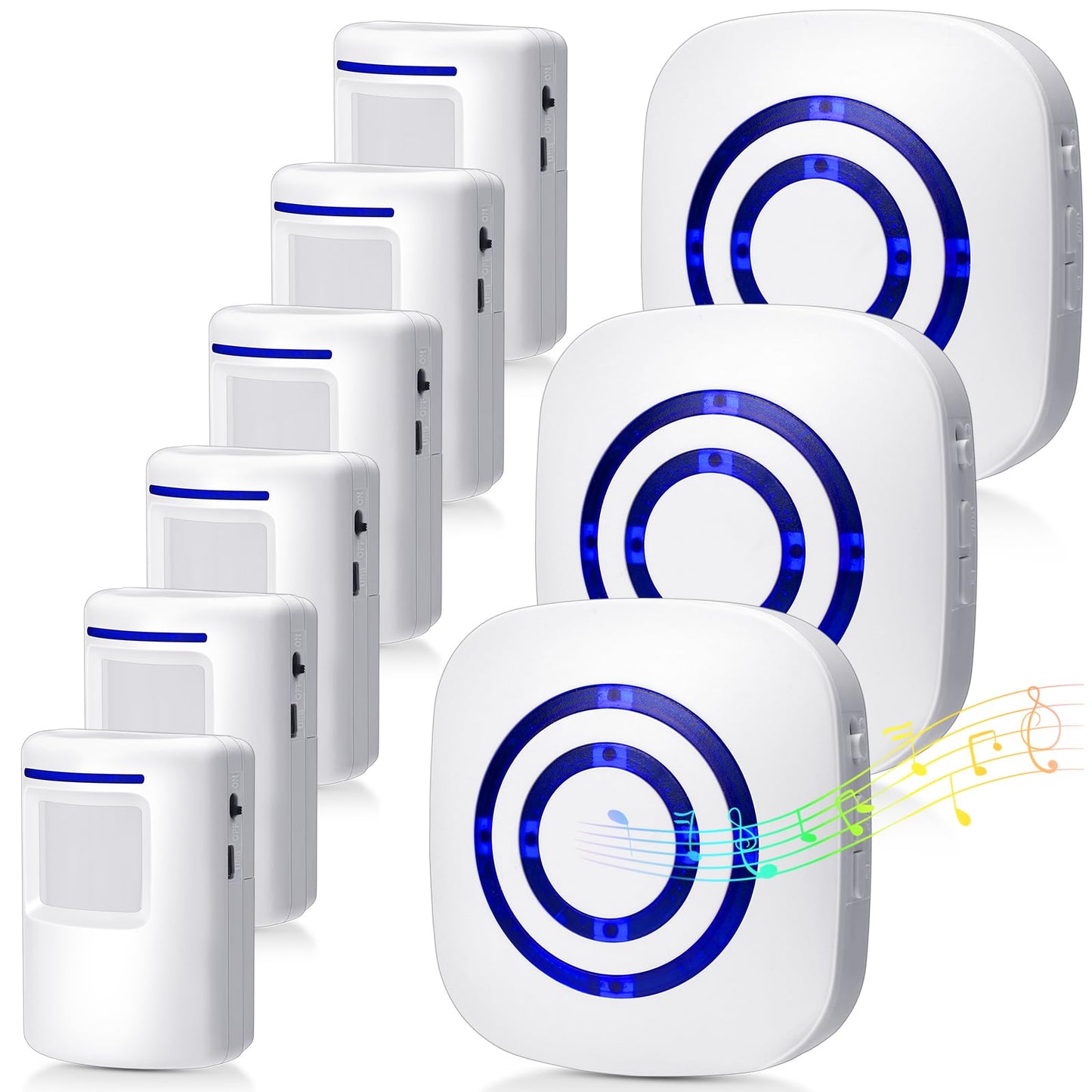 Alarma con sensor de movimiento, alarma inalámbrica, detecto