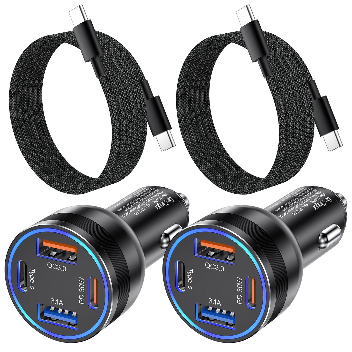 Cargador de coche USB C para iPhone 16/15 Pro Max, cargador