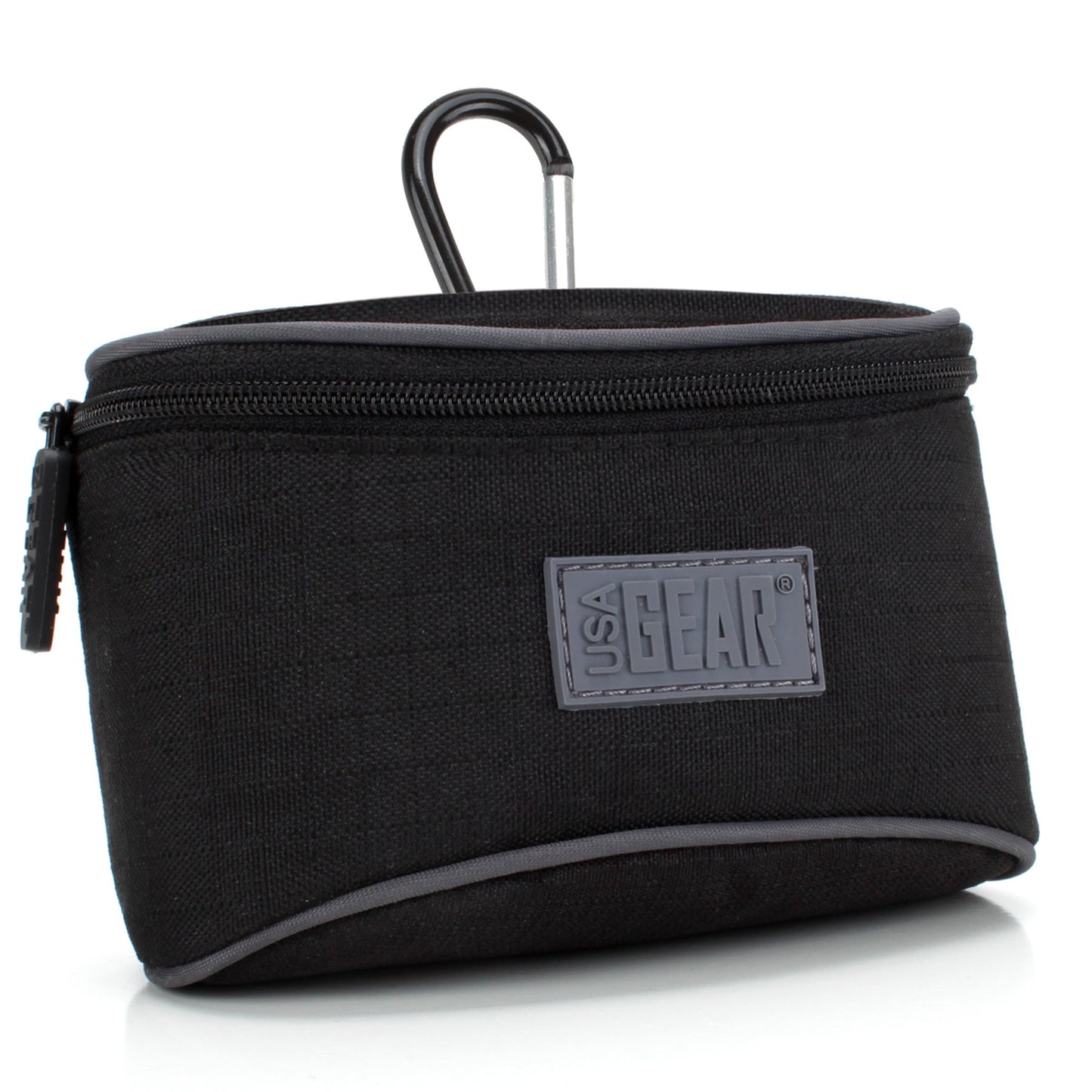 USA Gear Funda pequeña para cámara con trabilla para cinturó