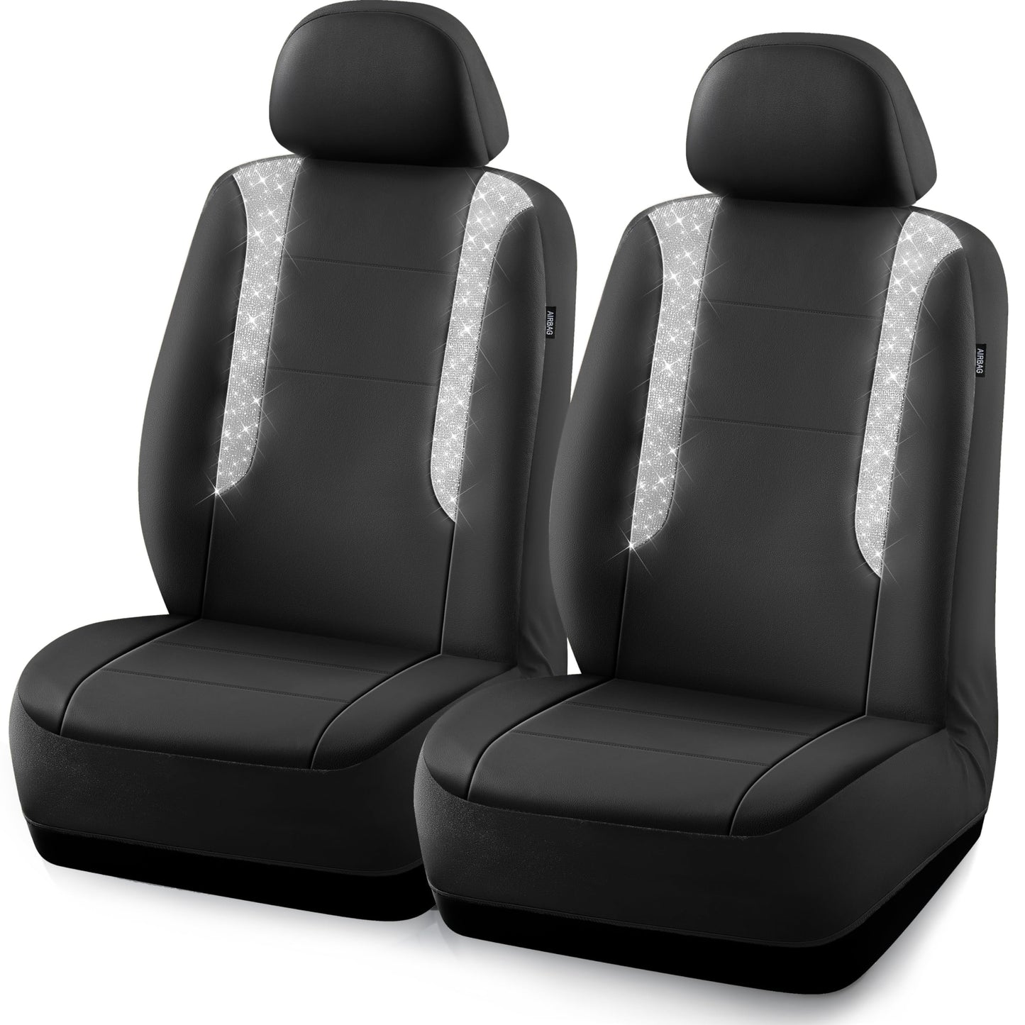 PIC AUTO Funda de asiento de automóvil, purpurina brillante