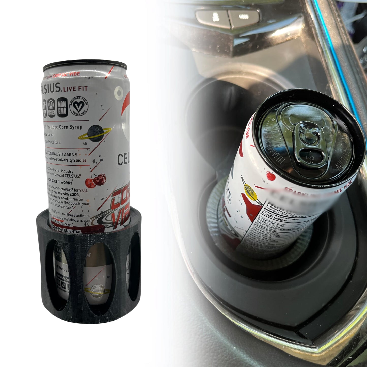 Adaptador delgado para portavasos de latas, soporte para beb