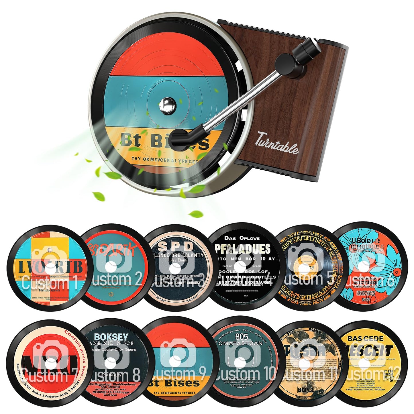 Ambientador personalizado para automóvil, ambientador de aro