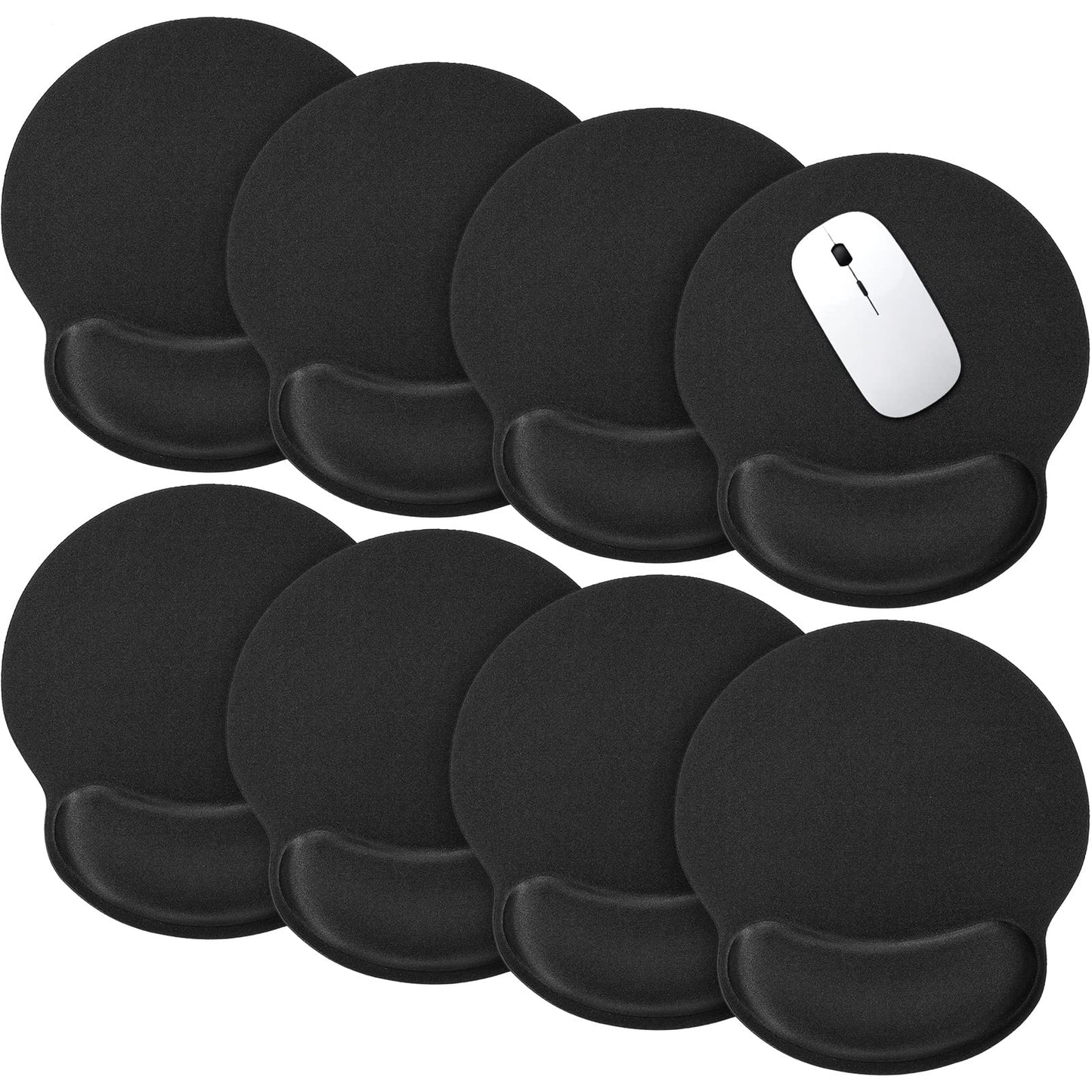 Yunsailing Paquete de 8 alfombrillas ergonómicas para mouse