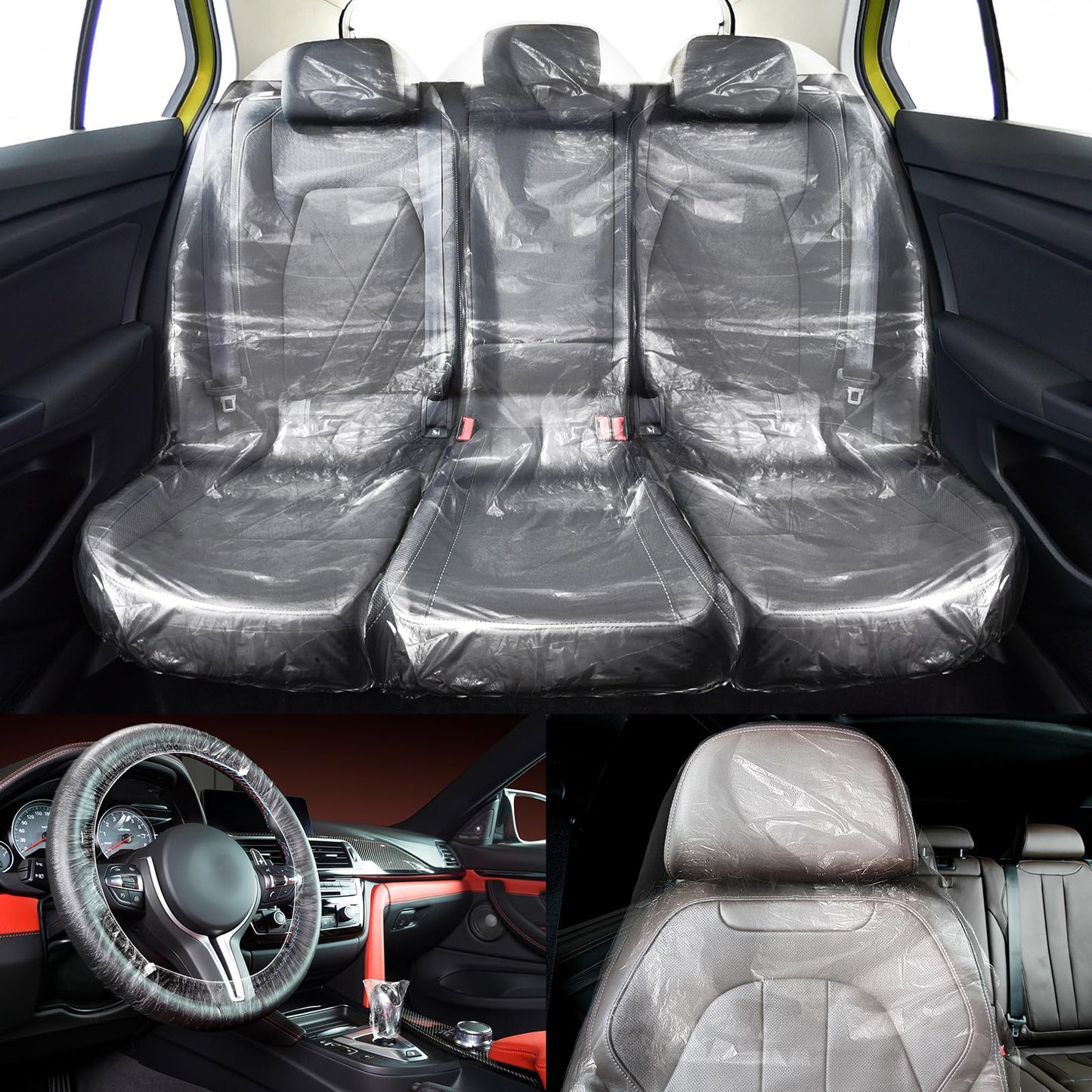 BBTO Juego de 30 fundas desechables para asiento de automóvi