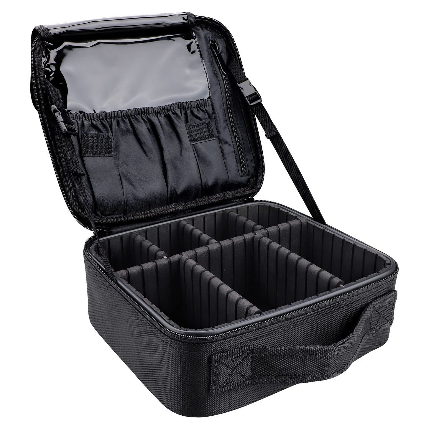 JOURMON Estuche de maquillaje de viaje, Negro -, Bolsa de ma