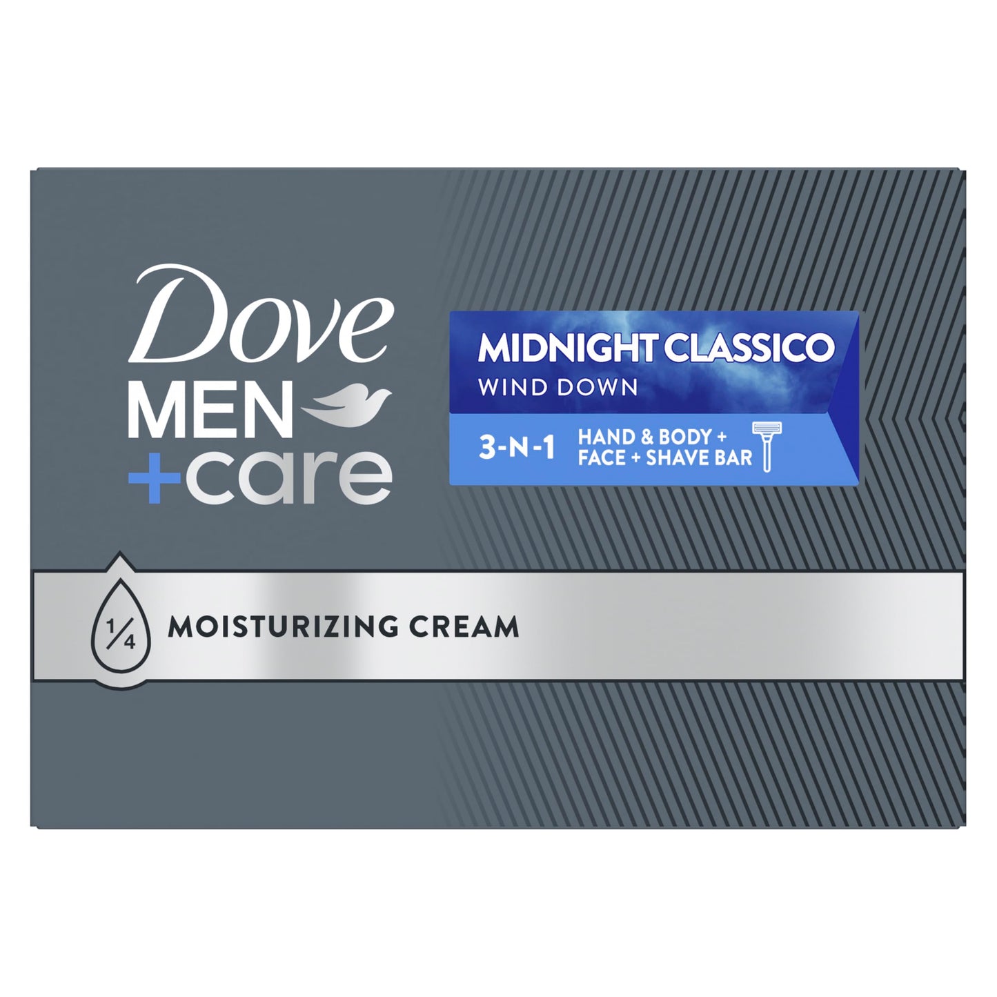 Dove Men+Care Hand & Body Face + Shave Bar Midnight Classico