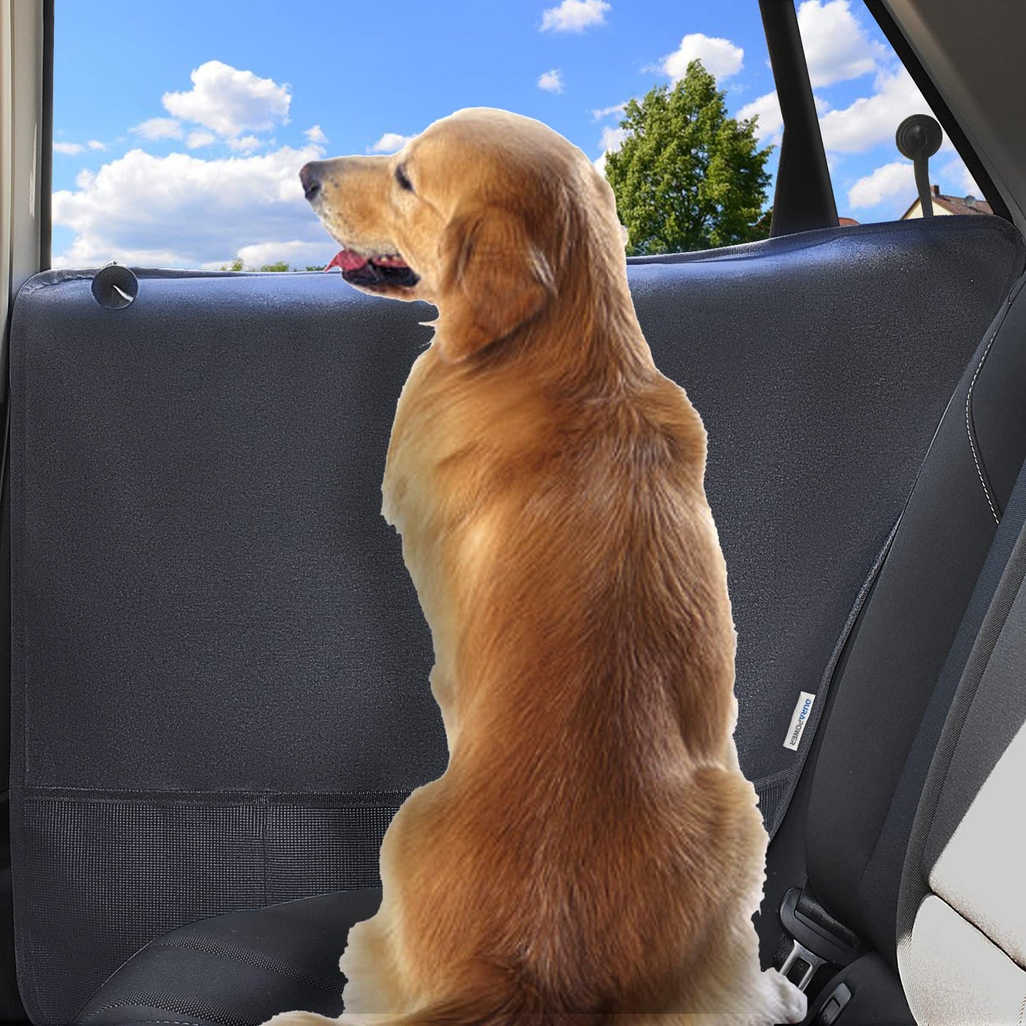 Durapower Protector de puerta de automóvil para perro, paque