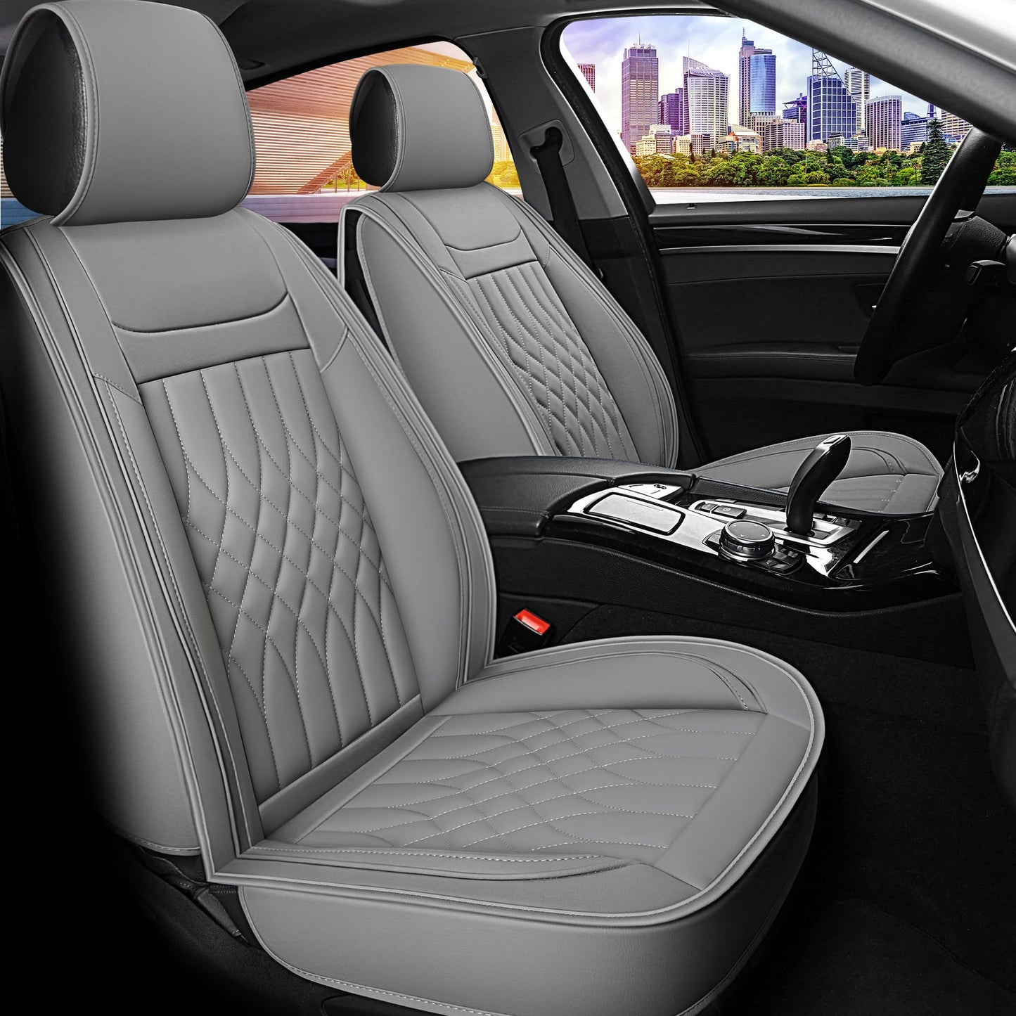 Juego completo de fundas de asiento de automóvil de 5 asient