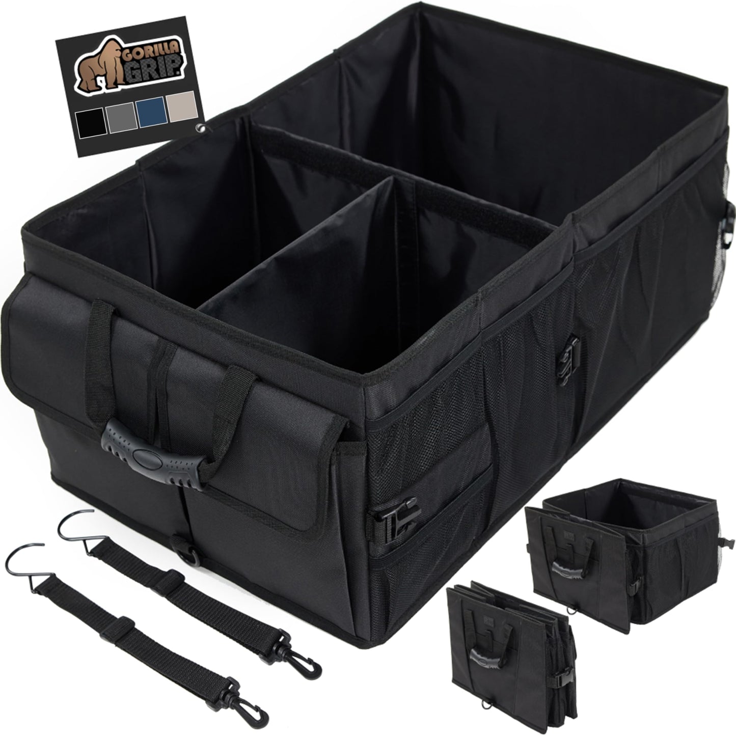 Gorilla Grip Organizador de maletero de gran capacidad pendi