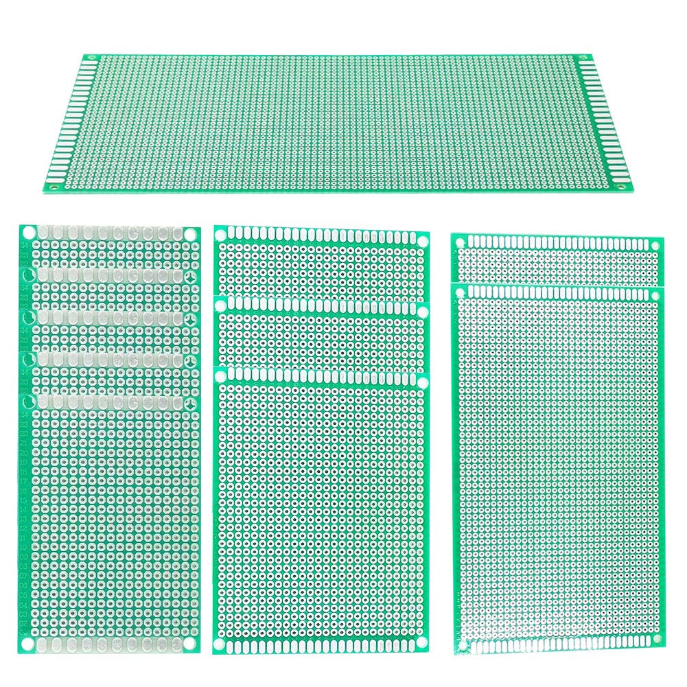 YUNGUI Kit de placa PCB grande de 11 piezas, 3.9 x 8.7 in, 5
