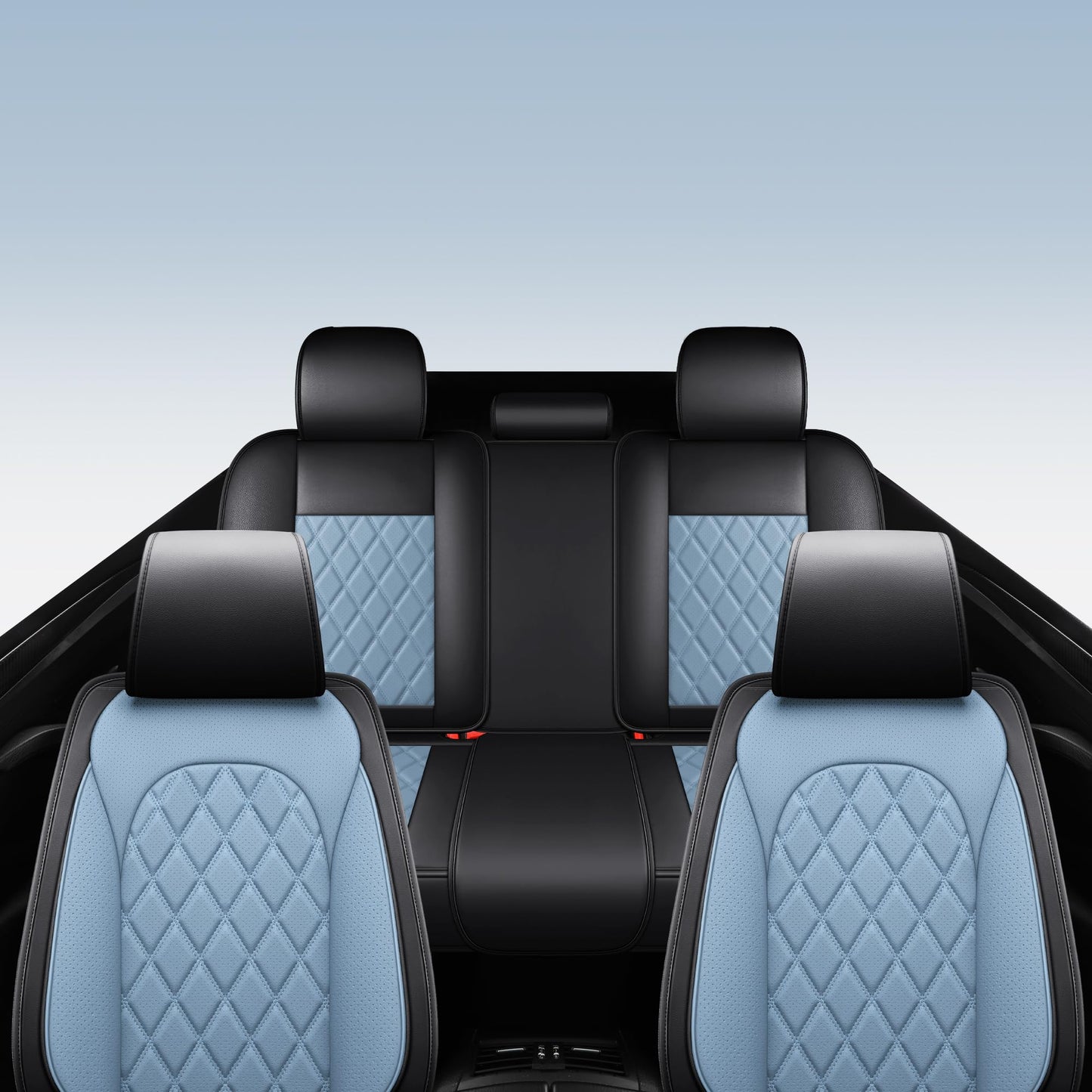 LINGVIDO Fundas universales de cuero impermeable para asient