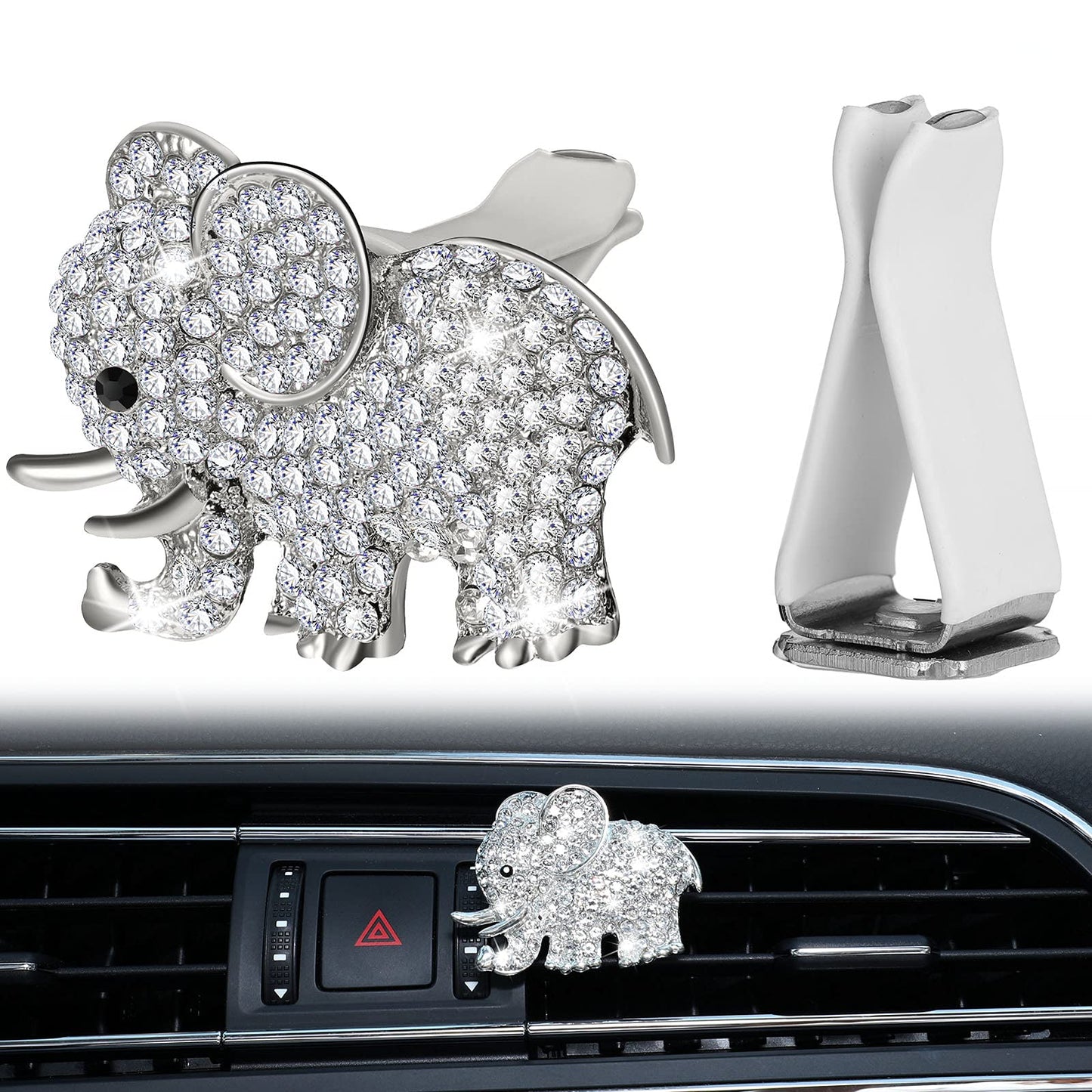 Frienda Accesorios brillantes de automóvil para mujer, ambie