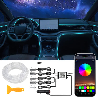 Luces LED RGB interiores para ambientar el vehículo