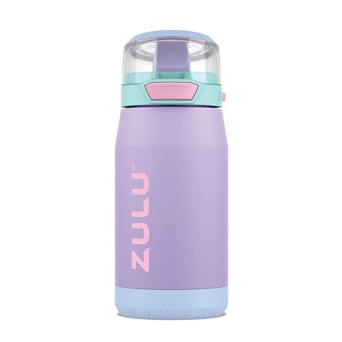 ZULU Kids Flex - Botella de agua aislada de acero inoxidable