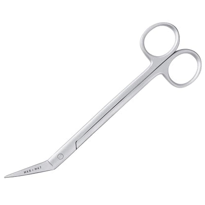 Tijeras largas y delgadas de 6 pulgadas con hoja desplazada
