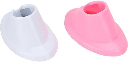 2 soportes para botellas de esmalte de uñas de goma suave ro