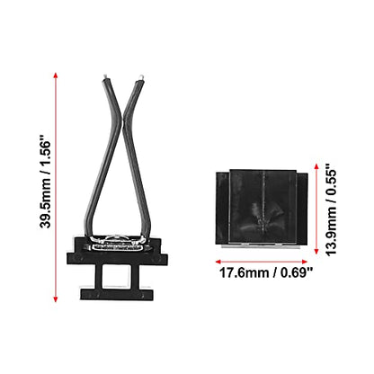 X AUTOHAUX Juego de 20 clips de ventilación de aire de coche