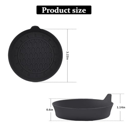4 posavasos para automóvil, almohadillas de silicona antides