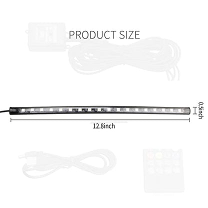 Miytsya Luces LED para automóvil, accesorios de automóvil, r