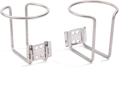 Z-Color - 2 soportes universales para bebidas de acero inoxi