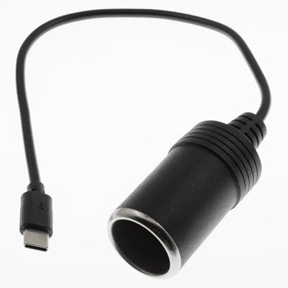 Adaptador de cargador de coche USB-C 12V 3A 36W - Carga rápi