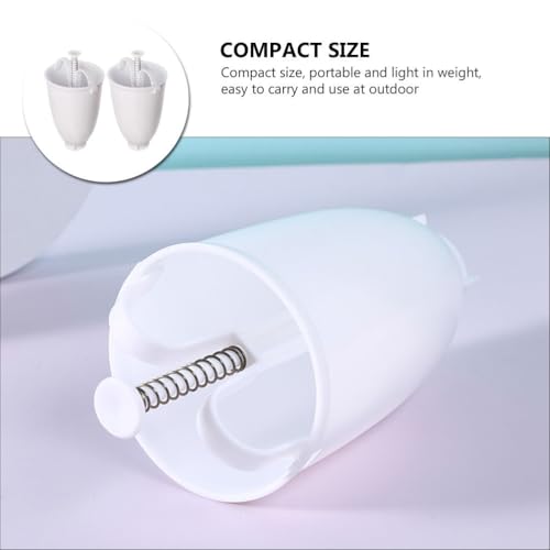 Yardwe 2pcs Donut Maker Mini para Hornear Plastic Droppers M