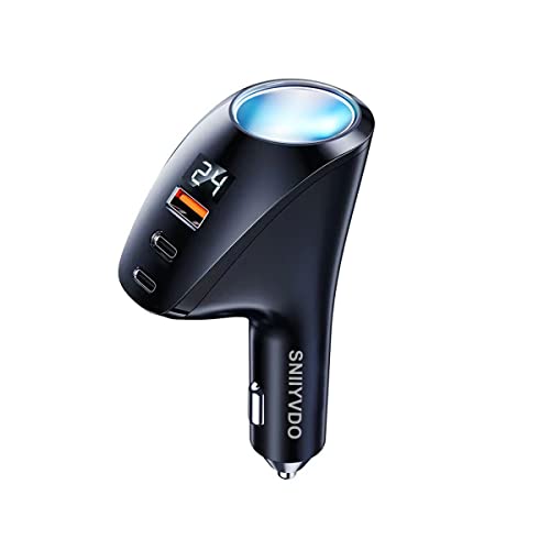 [PD36W & QC22.5W] Adaptador de cargador de coche, cargador d