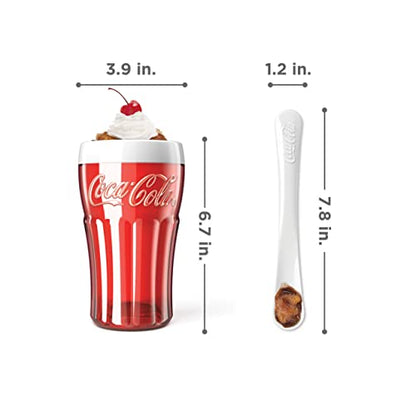 ZOKU Coca-Cola Float & Slushy Maker, taza retro para hacer y