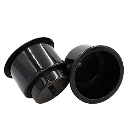 Yuanhe Soporte de bebida de plástico negro con drenaje para