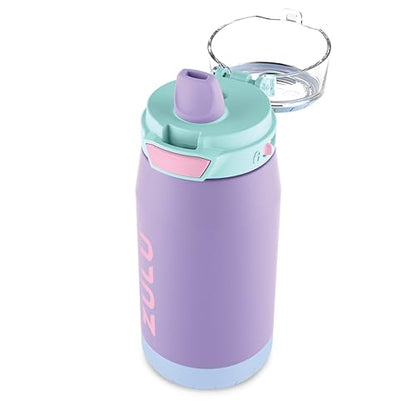 ZULU Kids Flex - Botella de agua aislada de acero inoxidable