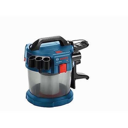 BOSCH GAS18V-3N - Aspiradora húmeda/seca de 18 V y 2.6 galon