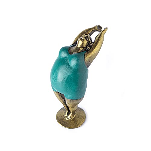 Yoga Fat Lady - Figura de mujer Tadasana o montaña de 7 pulg