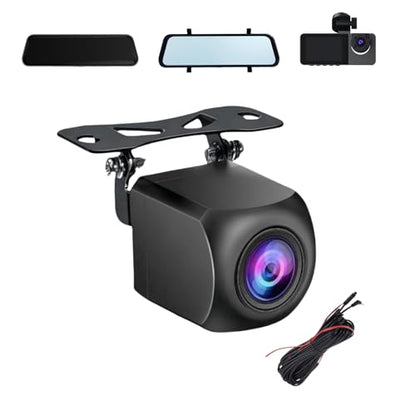 Cámara de respaldo de 4 pines para espejo Dash Cam AHD1080P