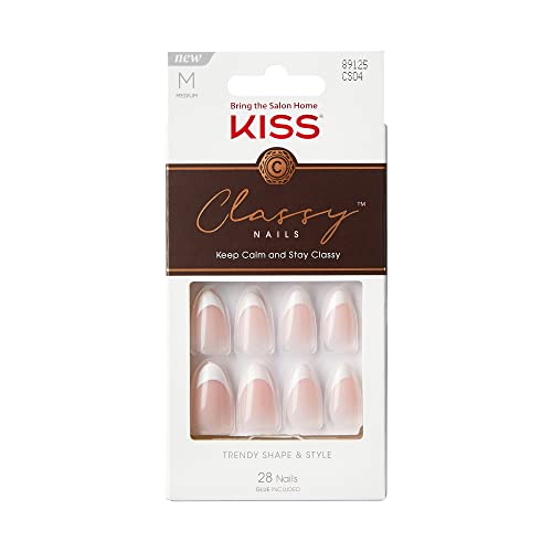 KISS Uñas postizas elegantes listas para usar, manicura case