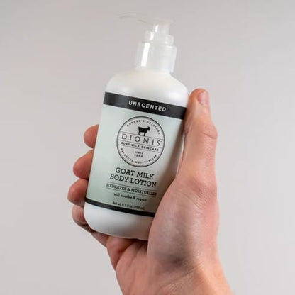 Dionis Loción corporal hidratante de leche de cabra sin perf