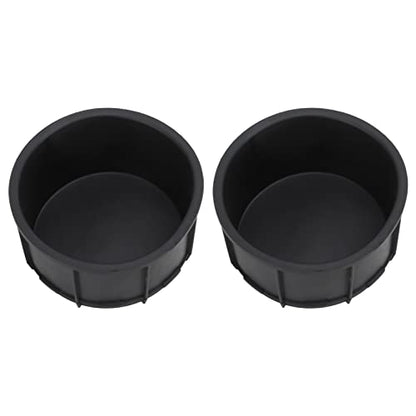 Forro de inserción para portavasos, 2 piezas de goma negra p
