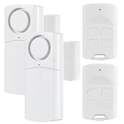 Alarma de puerta con control remoto, alarmas inalámbricas de