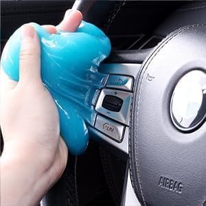 Gel de limpieza para automóvil, kit de limpieza de plumero a