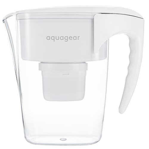 Aquagear Jarra de filtro de agua – plomo, cloro, PFOA/PFOS,