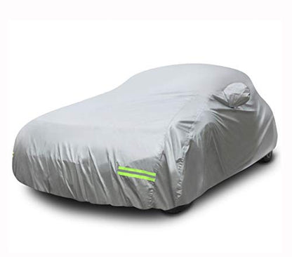 Mockins - Funda para automóvil de poliéster plateado 190T, p