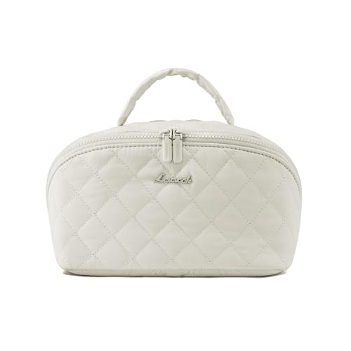 LOVEVOOK Bolsa de maquillaje de viaje de gran capacidad, 2 p