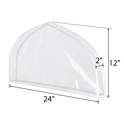 Zilink Fundas transparentes para los hombros para ropa (jueg