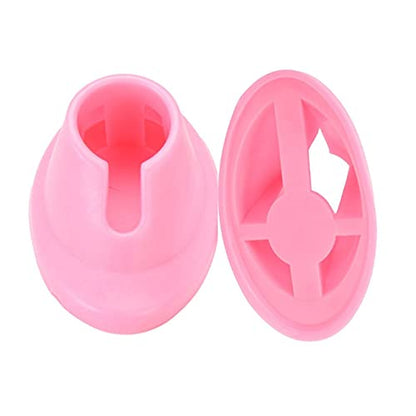 4 piezas de goma suave esmalte de uñas portabotellas antider