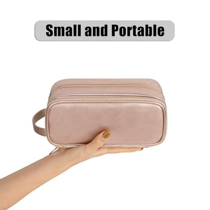CUBETASTIC Pequeña bolsa de maquillaje para mujer, bolsa de