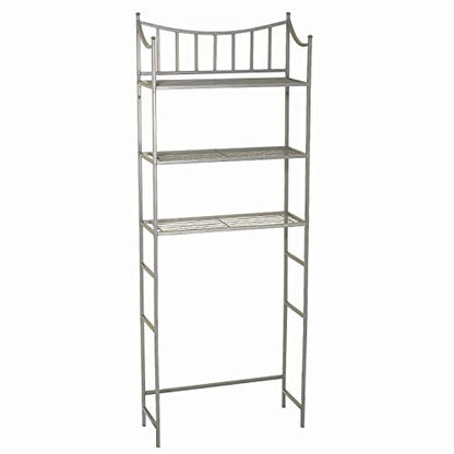 Zenna Home9065Nn Baño Spacesaver, Níquel satinado
