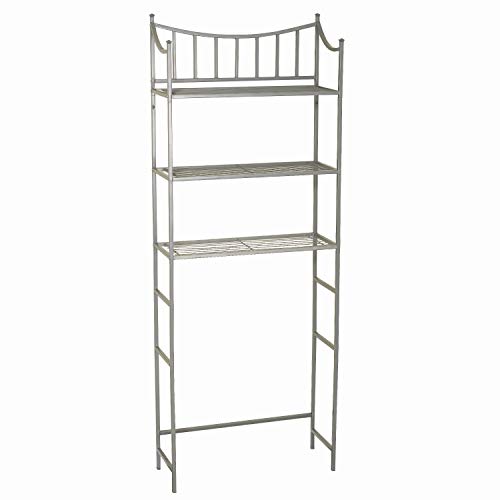Zenna Home9065Nn Baño Spacesaver, Níquel satinado