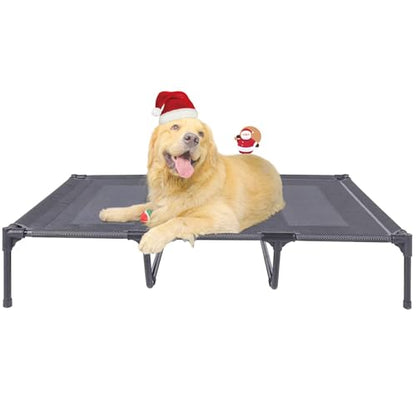 suddus Cama elevada para perros impermeable al aire libre, c