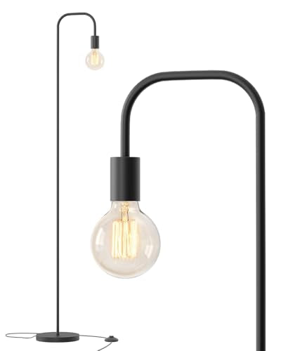 Oneach - Lámpara de pie industrial para sala de estar LED de