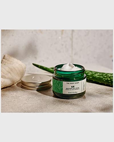 The Body Shop Crema de Día de Aloe Vera, Para Piel Sensible,